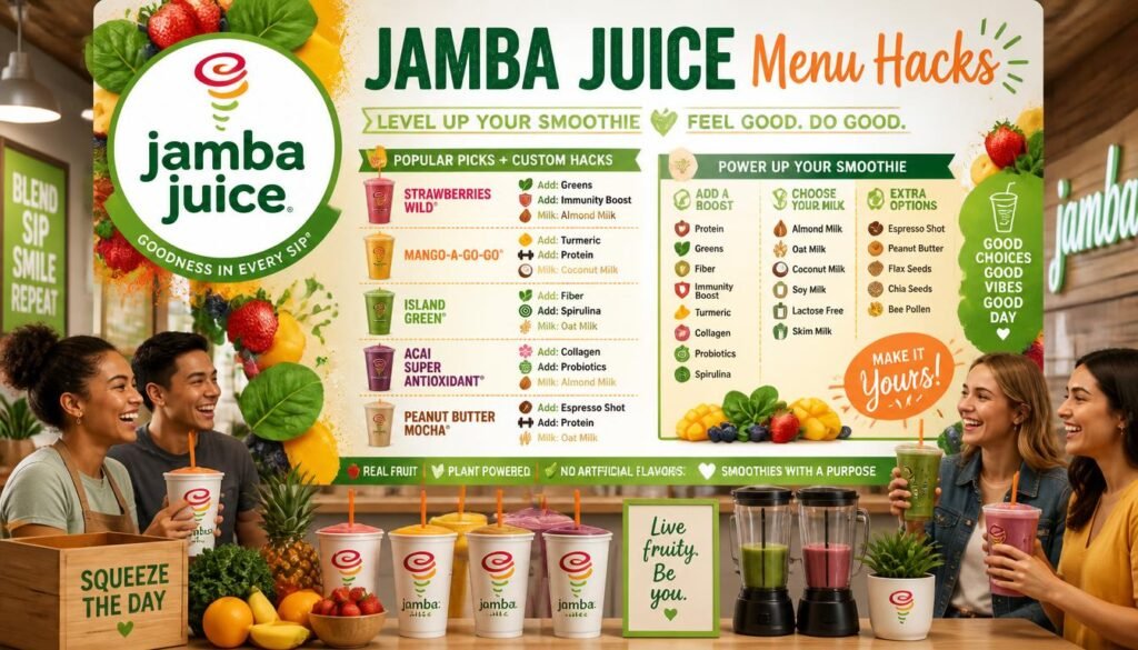 What Is on the Jamba Juice Secret Menu? 4 Own Jamba Juice Menu Hack