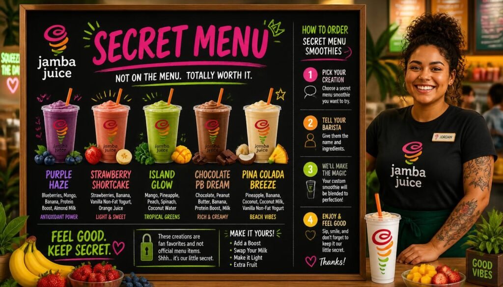 What Is on the Jamba Juice Secret Menu? 3 How to Order Jamba Juice