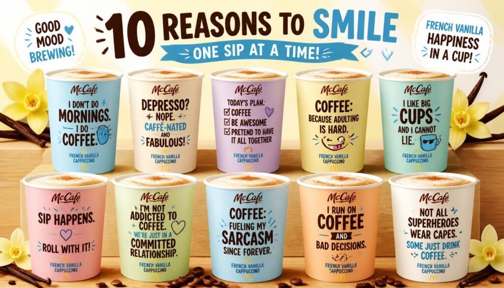 McCafé® French Vanilla Cappuccino: A Warm, Sweet Cup That Knows How to Comfort 3 McCafé French Vanilla Cappuccino