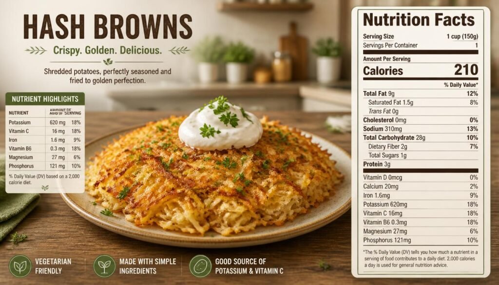 Hash Browns: The Crispy Little Breakfast Habit I Somehow Keep Coming Back To 2 Hash Browns Nutrition