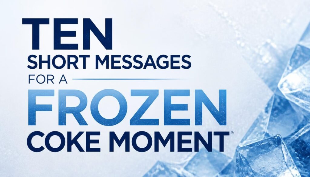 Frozen Coke® Zero Sugar: The Extra-Cold, Zero-Sugar Drink Worth Knowing 5 Frozen Coke Moment