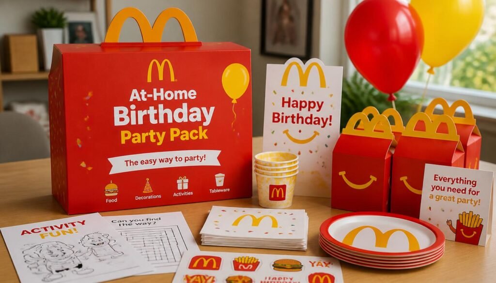 How to Throw a McDonald’s B-Day Party While Social Distancing 3 A McDonald’s At-Home Birthday Party