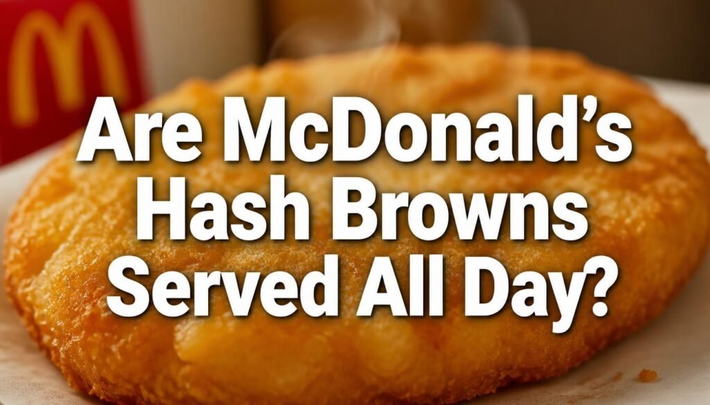 Are McDonald’s Hash Browns Gluten-Free? Here’s What You Need to Know 3 McDonald’s Hash Browns Served All Day?