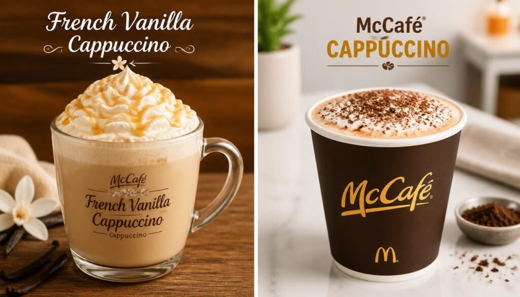 McCafé® French Vanilla Cappuccino: A Warm, Creamy Coffee Drink Worth Knowing 3 French Vanilla Cappuccino vs. a Regular McCafé Cappuccino