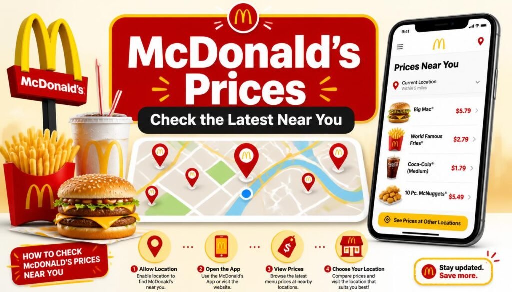 McDonald’s Drink Prices: 2026 Menu Guide, Sizes, Regional Differences, and What You’ll Really Pay 5 McDonald’s Prices Near You