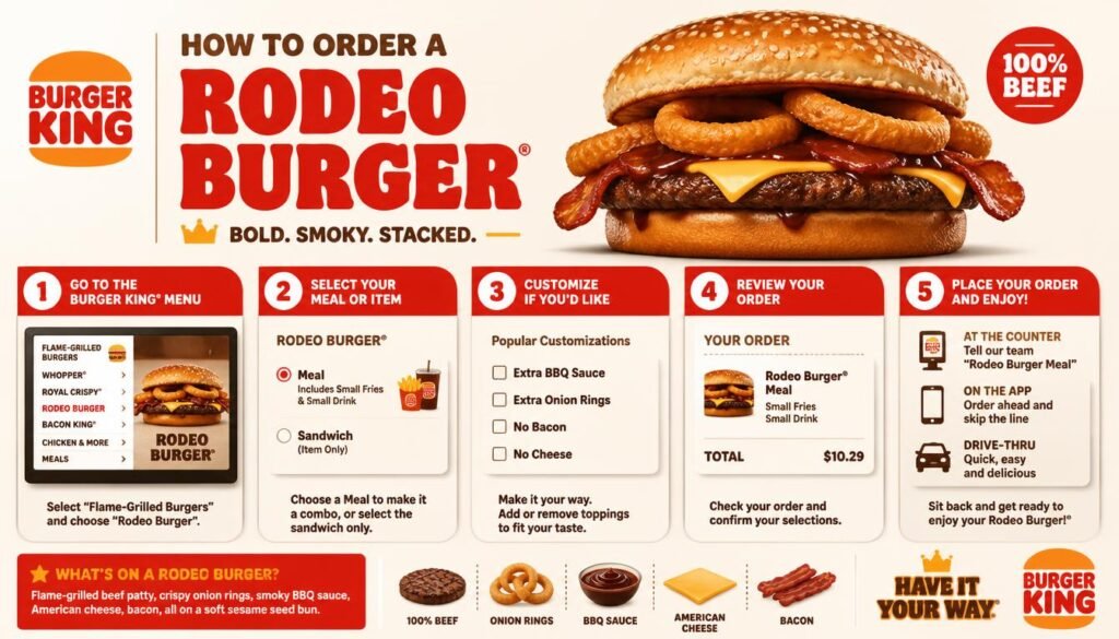 Rodeo Burger: Burger King Secret Menu 3 How to Order Rodeo Burger at Burger King