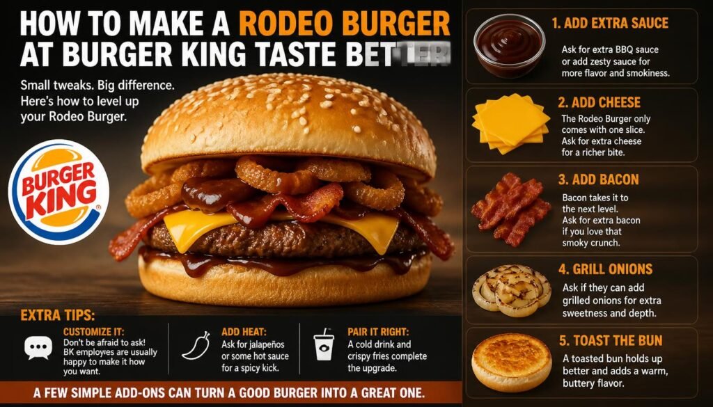 Rodeo Burger: Burger King Secret Menu 5 Rodeo Burger at Burger King Taste Better