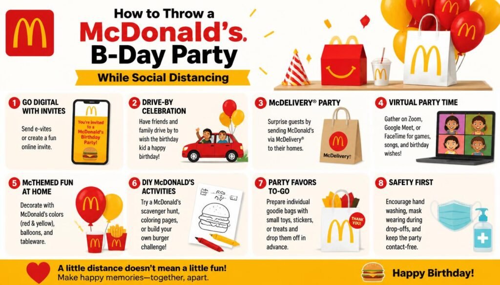 How to Throw a McDonald’s B-Day Party While Social Distancing 2 McDonald’s B-Day Party