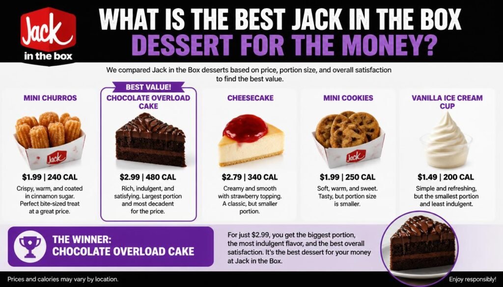 What Are the Jack In The Box Dessert Prices? 4 Jack in the Box Dessert for the Money?