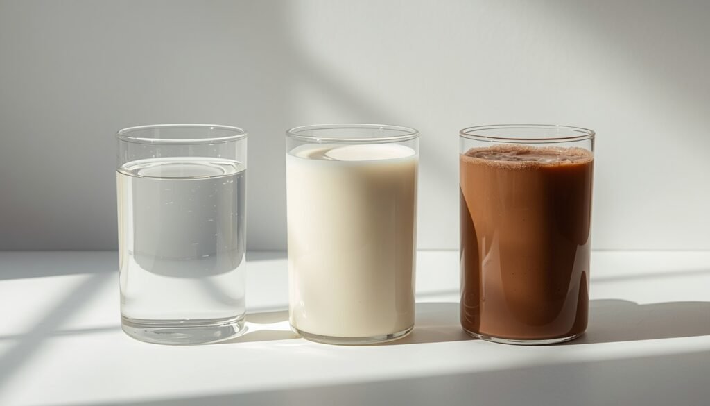 McDonald’s New Drinks Canada: Beverages, Refreshers & More 3 Milk, Chocolate Milk and Water
