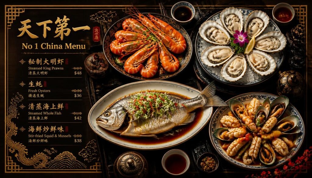 No 1 China Menu: A Complete Guide to Chinese Food, Takeout, Delivery, and Popular Dishes 3 Seafood Choices on the No 1 China Menu
