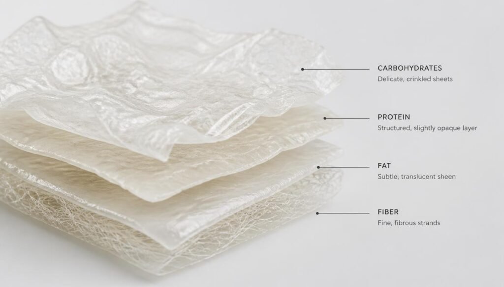 Calories and Nutritions in Rice Paper 2 Rice Paper Carbohydrates