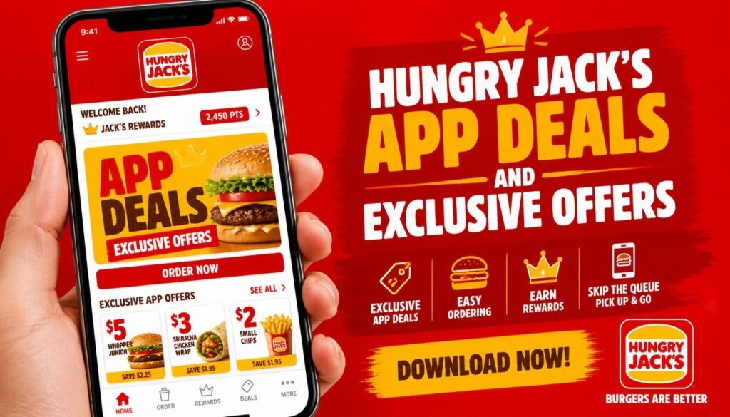 Hungry Jack's Voucher 2026: Current Deals, App Rewards, Coffee Offers and Shake & Win 2 Hungry Jack's App Deals