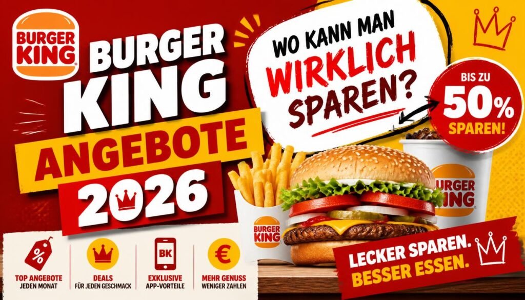 Burger King Preise 2026 – Aktuelle Burger King Preisliste 3 Burger King Angebote 2026