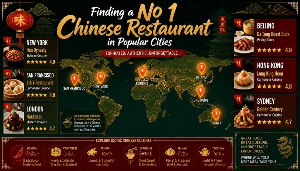 Find the Nearest No 1 Chinese Restaurant 4 Chinese Restaurant in Popular Cities
