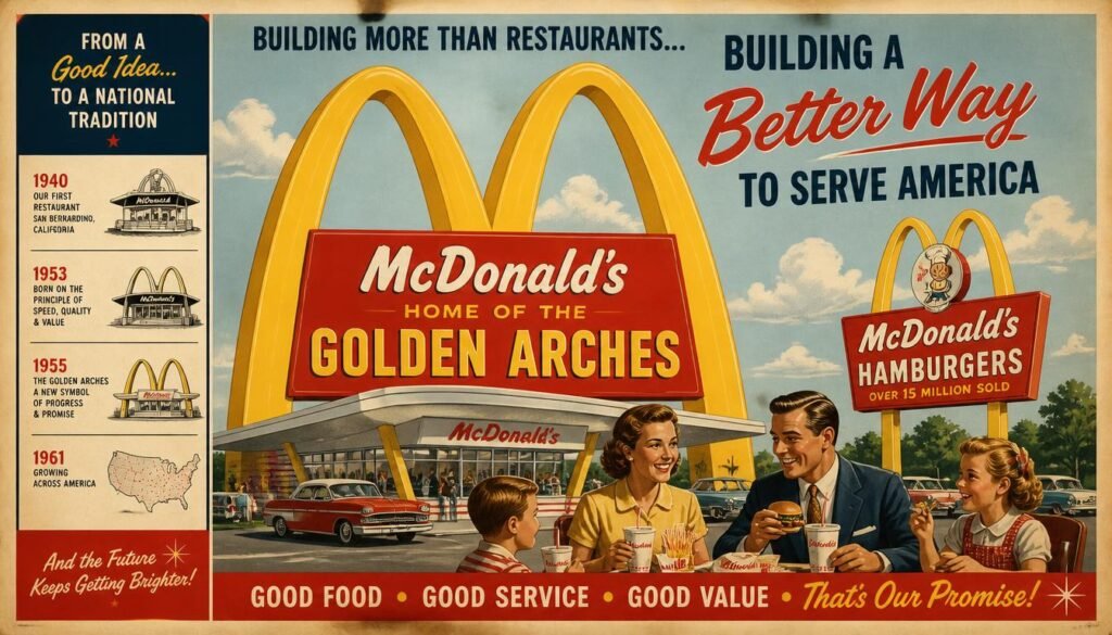 McDonald's History: From a Single Drive-In to a Global Icon 2 Building the Golden Arches Identity